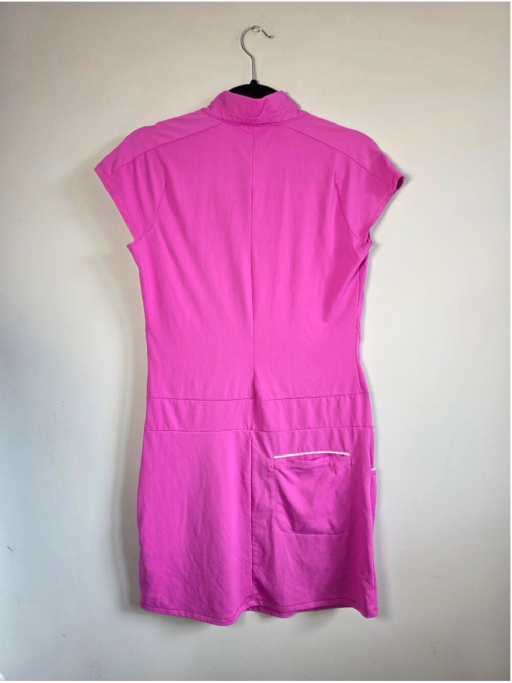 Adidas Golf Pink Zip Front Athletic Dress Womens Size 4 Sleeveless Performance - Picture 8 of 8